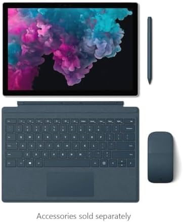 Microsoft Surface Pro 6 Business 12.3 Touchscreen (2736 x 1824) Tablet PC Intel Quad-Core i5-8350U 8GB RAM 256GB SSD Windows 10 Pro Platinum