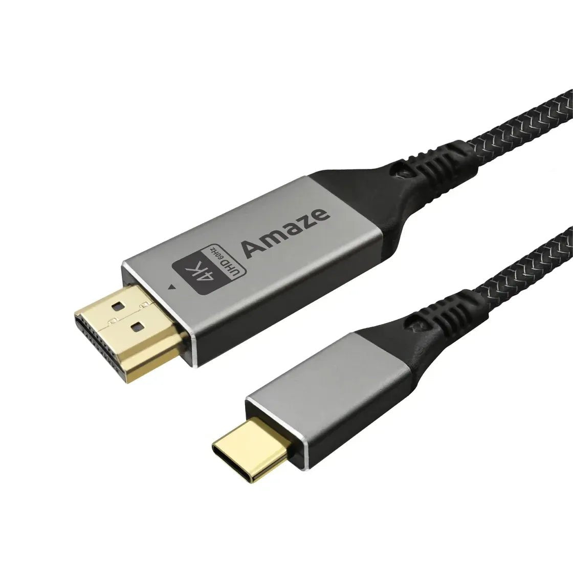 Amaze A145 Type-C to HDMI Cable 2m | 4K@60Hz Aluminum & Braided - Dream Laptops