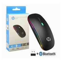 HP W10 RGB Wireless & Bluetooth Mouse | Rechargeable Type-C - Dream Laptops