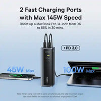 Baseus EnerGeek GP12 Power Bank 20800mAh 145W | Fast Charging Portable Laptop Power Bank