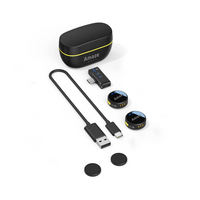Amaze Audix Core A682 Wireless Microphone | Dual Mic System, Noise Cancellation, 40M Range