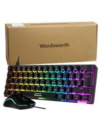 KEYBOARD MOUSE SET WIRED WORDSWORTH - Dream Laptops