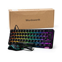 KEYBOARD MOUSE SET WIRED WORDSWORTH - Dream Laptops