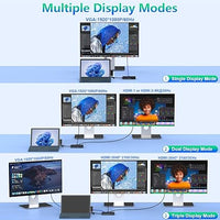 Microsoft Surface Dock Triple Display HDMI+VGA with Power Adapter (Surface Pro/Laptop/Book/Go Compatible) - Dream Laptops