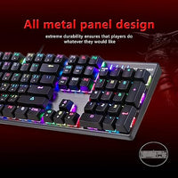 MOTOSPEED CK104 RGB Mechanical Keyboard | Red Switch | 104 Keys | Backlit Gaming Keyboard - Dream Laptops