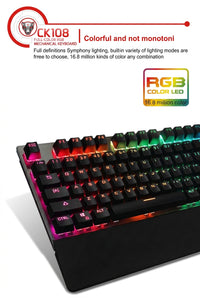 MOTOSPEED CK108 RGB Mechanical Gaming Keyboard ⌨️🎮 - Dream Laptops