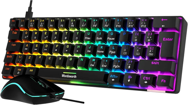 KEYBOARD MOUSE SET WIRED WORDSWORTH