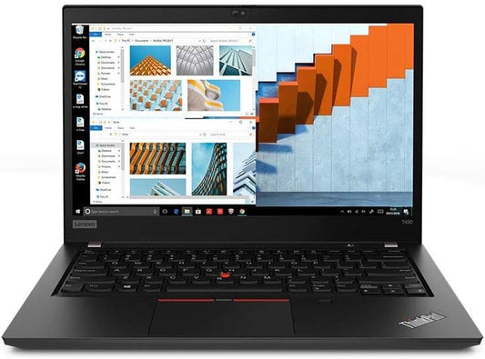 Lenovo ThinkPad T490 14.0 FHD (1920x1080) 250 nits IPS Anti-Glare Display - Intel Core i5-8265U Processor, 8GB RAM, 256GB PCIe-NVMe SSD, Windows 10 Pro 64-bit