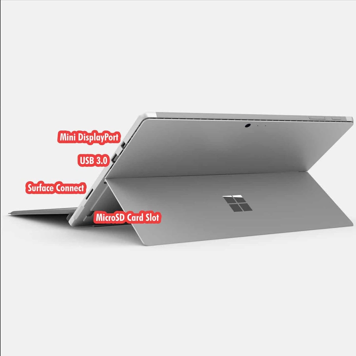 Microsoft Surface Pro 4 Touchscreen Laptop, 12.3 (2736 X 1824) Display, Core i5-6300U, 128GB SSD, 4GB RAM, Backlit Keyboard, CAM, Windows 10 Pro