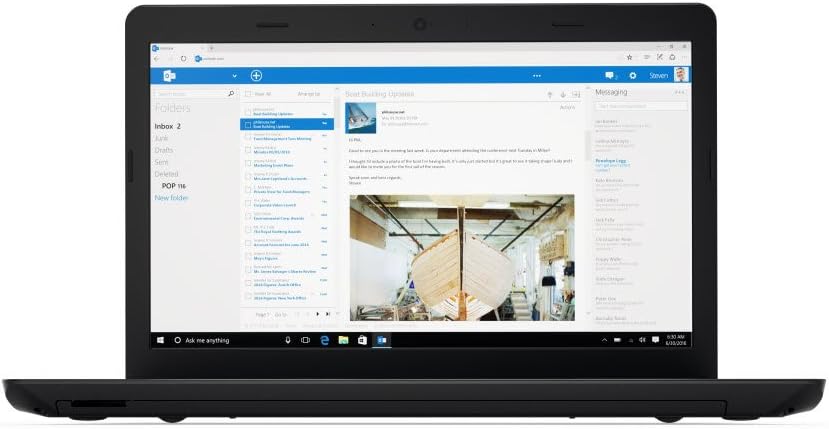Lenovo ThinkPad E570 15.6 inch High Performance Business laptop, 256GB SSD, Intel Core i5 (7th Gen) 2.50 GHz, 8 GB DDR4, DVD RW, WiFi, HDMIVGA, Gigabit LAN, fingerprint reader, Windows 10 Pro 64-bit
