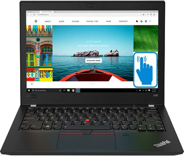 Lenovo ThinkPad X280 Intel Core i7 8th Gen 16GB RAM 512GB SSD 12.5” Lightweight Business Laptop for Mobility and Performance