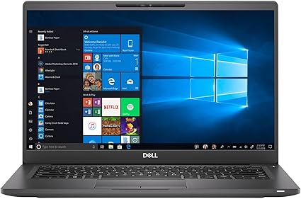 Dell Latitude 7400 14" FHD Laptop, Intel Core 8th Gen i7-8665U Dual Core, 16GB RAM 256GB SSD, ‎Intel UHD Graphics 620, Windows 10 Pro