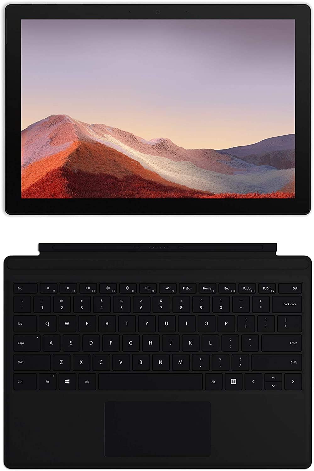 Microsoft Surface Pro 7+ 1XU-00001 12.3 Touchscreen 2736x1824, Intel Core i51135G7, 8GB LPDDR4X RAM 256GB SSD, Bluetooth, Wifi, Detachable 2-in-1 Laptop Computer Windows 10 Pro