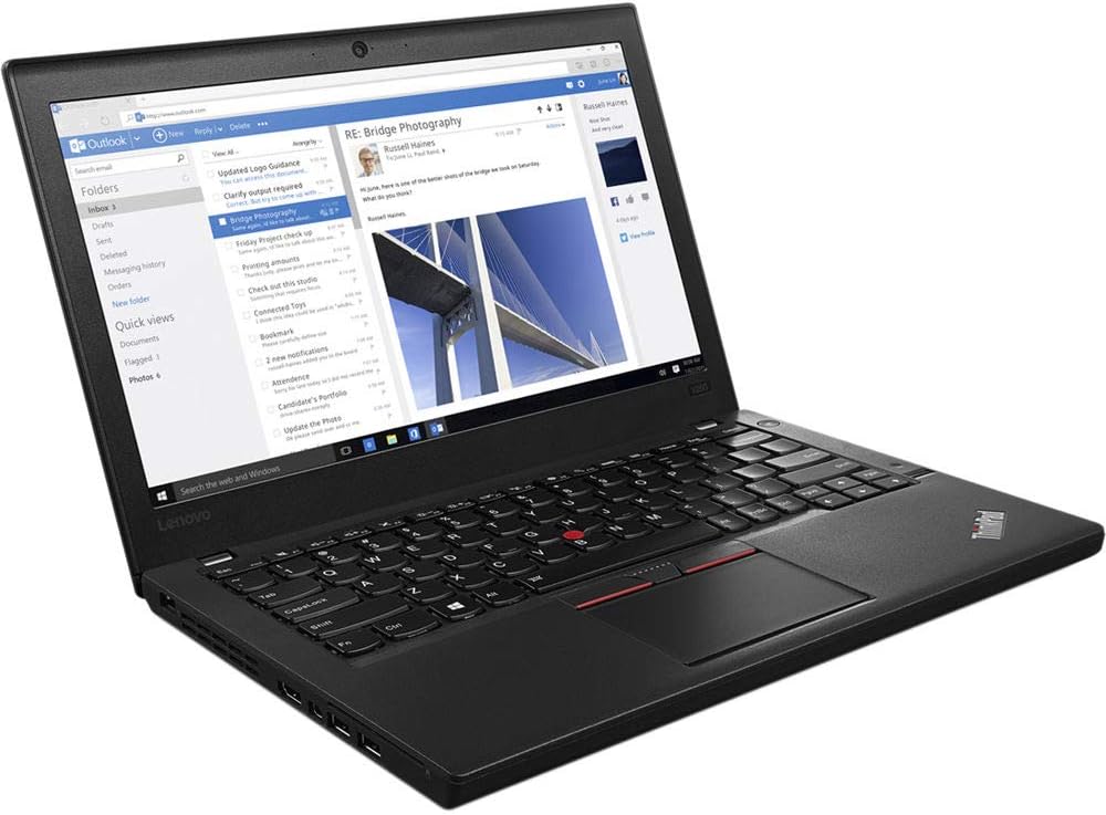 Lenovo Thinkpad X260 Laptop Intel Core i5 2.40 GHz 8GB Ram 256GB SSD Windows 10 Pro