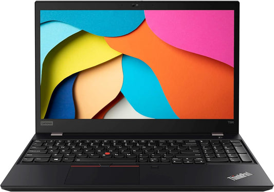 Lenovo ThinkPad T590 15.6 Laptop, i5 8365U 1.6Ghz, 8GB DDR4, 256GB NVMe SSD, 1080p Full HD, USB C Thunderbolt 3, HDMI, Webcam, Windows 11 Pro