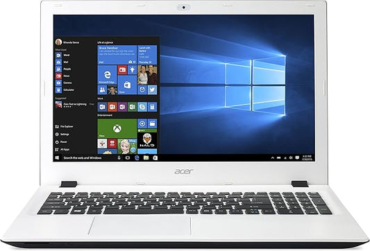 Acer Aspire E5-574 15.6 inch Notebook (Intel Core i5-6200U, 8 GB RAM, 1 TB HDD Plus 8 GB SSD, Integrated Graphics, Windows 10) - White