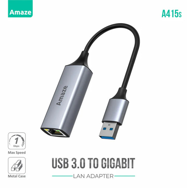 Compact Amaze USB 3.0 Gigabit Adapter A415S – Dream Laptops