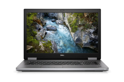 Dell Precision 7740 i7 workstation laptop front view 17.3-inch display DreamLaptops.p