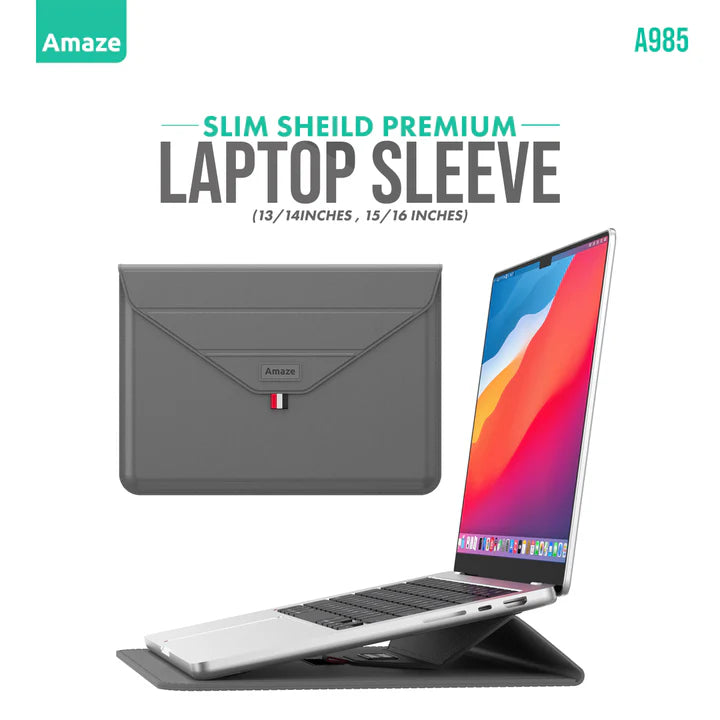 Laptop case with modern slim design and stand feature by Dream Laptops