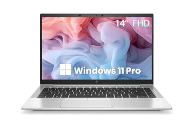 HP EliteBook 840 G8 laptop with 14-inch display, 16GB RAM, and 256GB SSD