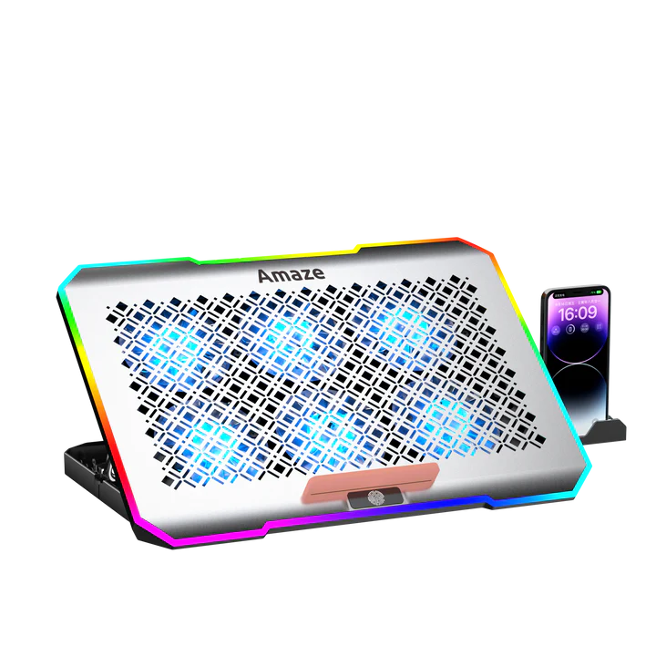 Laptop Stand A500 with RGB lighting and cooling fans – Dream Laptops