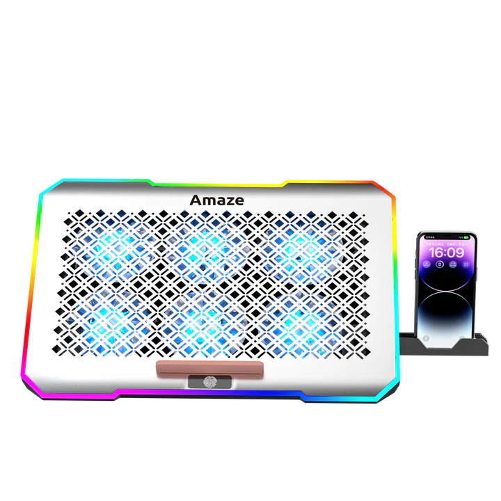 Laptop Stand A500 with RGB lighting and cooling fans – Dream Laptops