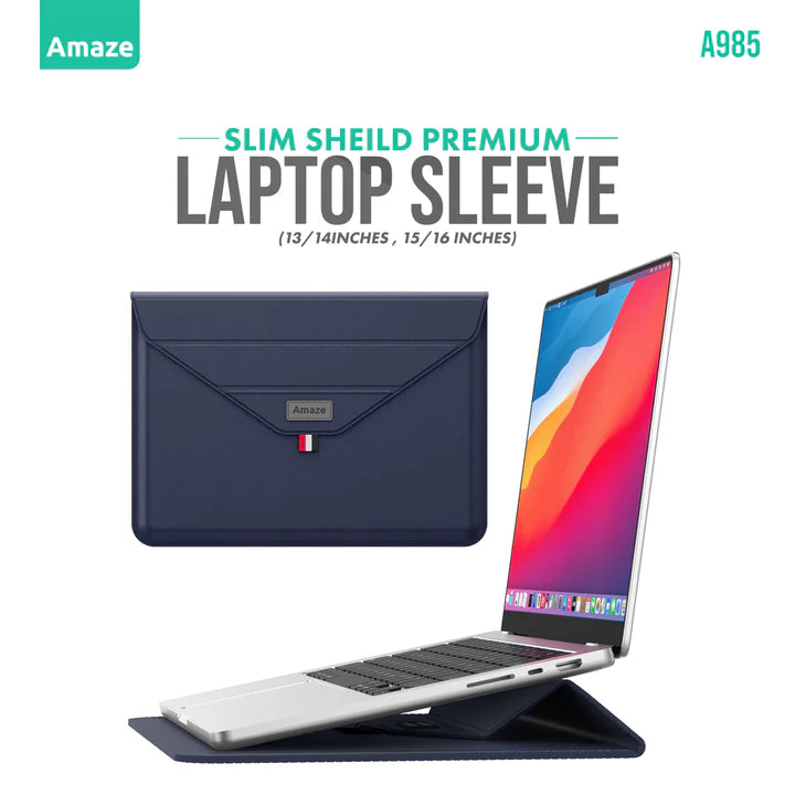 Laptop case with modern slim design and stand feature by Dream Laptops