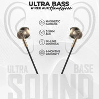 Amaze Ultra Bass Wired Aux Handsfree | A690 - Dream Laptops