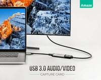 Amaze USB 3.0 TO AUDIO/VIDEO CAPTURE CARD | A805 - Dream Laptops
