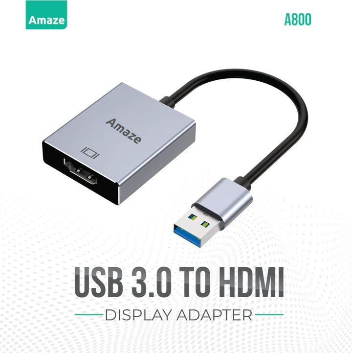 Amaze USB 3.0 TO HDMI DISPLAY ADAPTER | A800 - Dream Laptops
