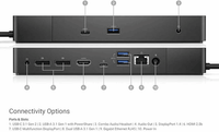 Dell WD19 130W Docking Station (with 90W Power Delivery) USB-C, HDMI, Dual DisplayPort, black - Dream Laptops