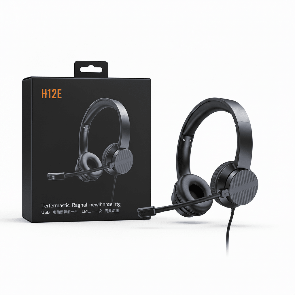 H12E USB Wired Headset with Microphone for Laptop & PC - Dream Laptops