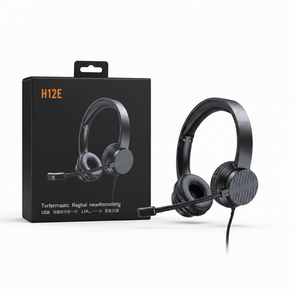 H12E USB Wired Headset with Microphone for Laptop & PC - Dream Laptops