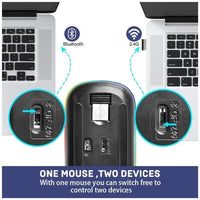HP W10 RGB Wireless & Bluetooth Mouse | Rechargeable Type-C - Dream Laptops