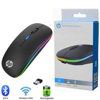 HP W10 RGB Wireless & Bluetooth Mouse | Rechargeable Type-C - Dream Laptops