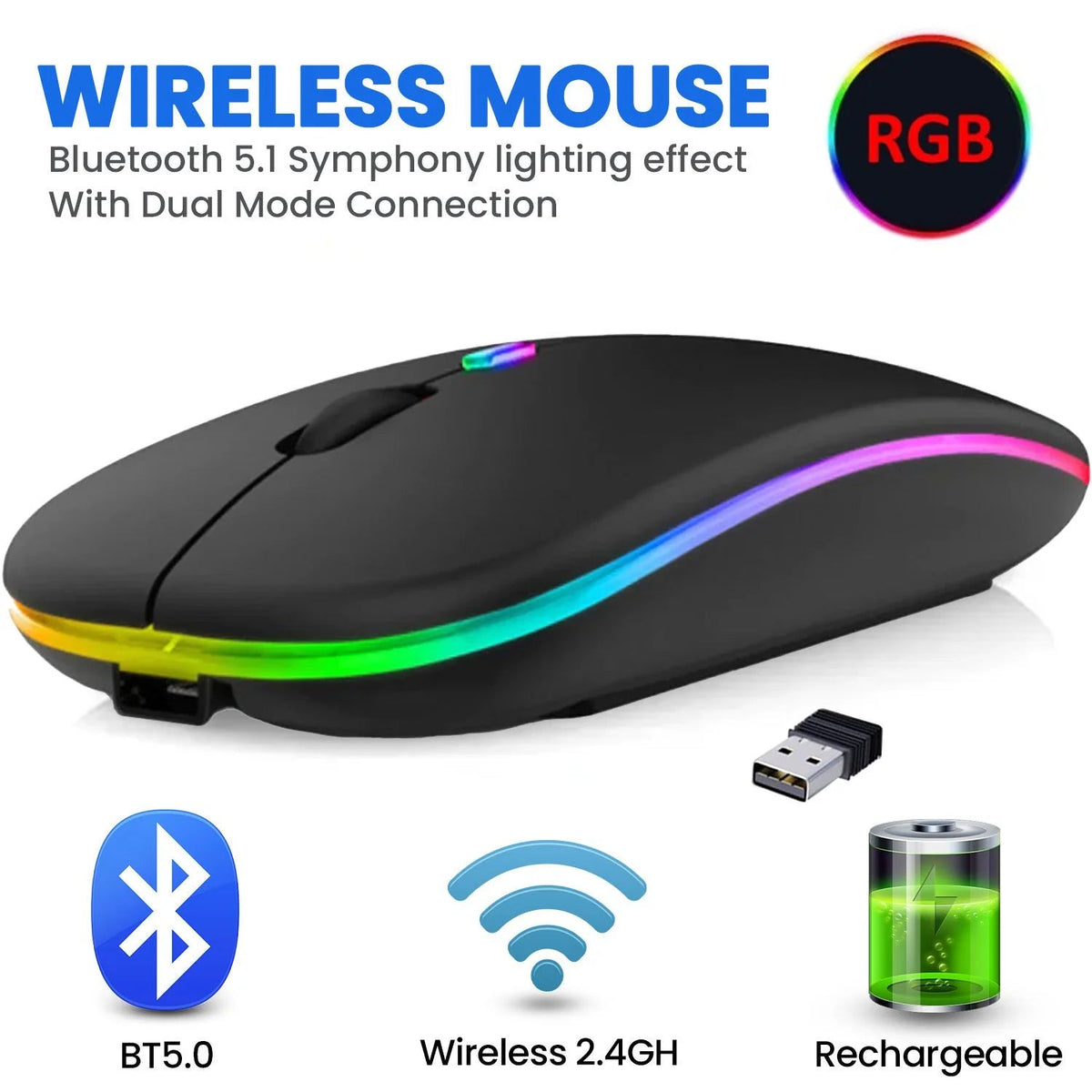 HP WIRELESS RECHARGEABLE MOUSE - Dream Laptops