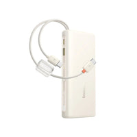 Baseus EnerFill FC41 Digital Display Power Bank 20000mAh 100W | Built-in Dual USB-C Cable, PD Fast Charging