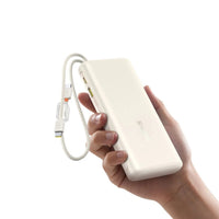 Baseus EnerFill FC41 Digital Display Power Bank 20000mAh 100W | Built-in Dual USB-C Cable, PD Fast Charging
