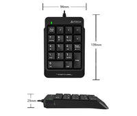 A4Tech FK13P Numeric Keypad | USB | Slim Keys | Splash Proof