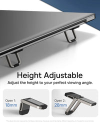 Baseus Slim Laptop Kickstand (2pcs) | Adjustable & Foldable Laptop Stand