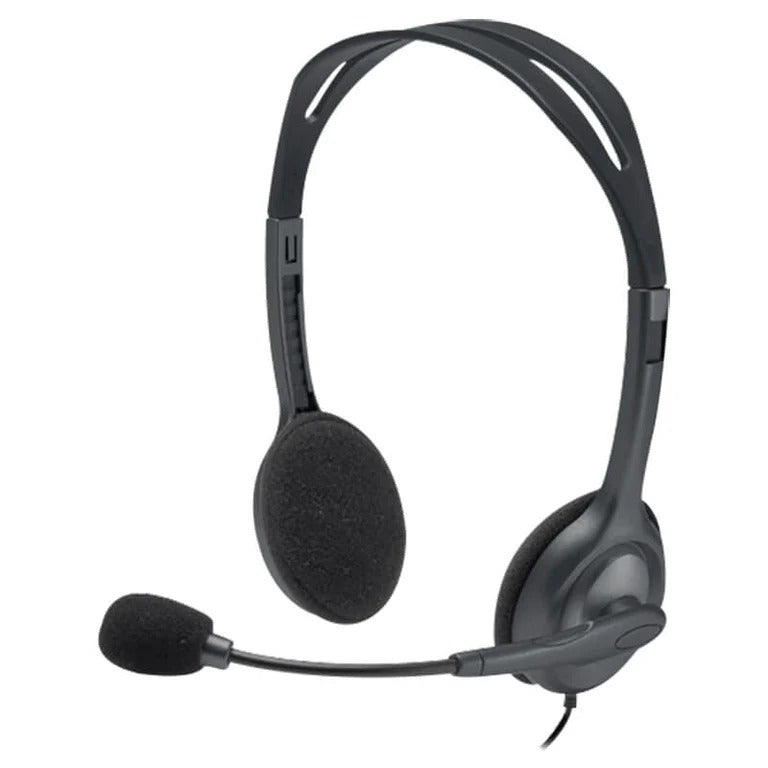Logitech H111 Stereo Headset | 3.5mm Jack | Rotating Microphone