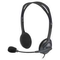 Logitech H111 Stereo Headset | 3.5mm Jack | Rotating Microphone