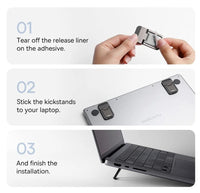 Baseus Slim Laptop Kickstand (2pcs) | Adjustable & Foldable Laptop Stand