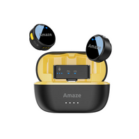 Amaze Audix Core A682 Wireless Microphone | Dual Mic System, Noise Cancellation, 40M Range