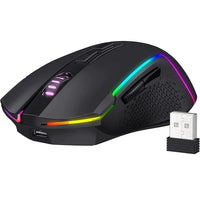 Redragon M693 RGB Wireless Gaming Mouse | 8000 DPI, Rechargeable Battery, 9 Programmable Buttons, RGB Backlight