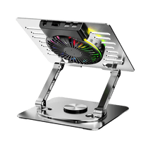 LAPTOP ALUMINUM ROTATABLE RGB COOLING STAND | A525 - Dream Laptops
