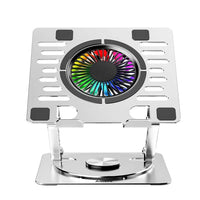 LAPTOP ALUMINUM ROTATABLE RGB COOLING STAND | A525 - Dream Laptops