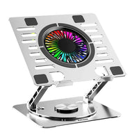 LAPTOP ALUMINUM ROTATABLE RGB COOLING STAND | A525 - Dream Laptops