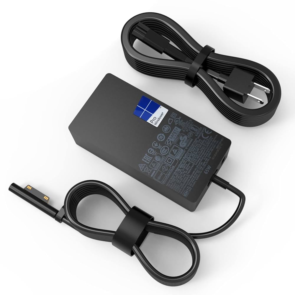 Microsoft Surface 65W Charger, 100% Genuine Surface Pro 5,6,7,8 Laptop 2,3,4, Laptop Go - Dream Laptops