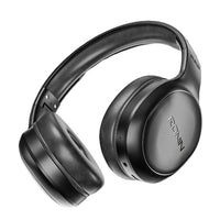 Ronin RAP R-1525 Black Wireless Headphones – Bluetooth 6.0, 40mm Drivers, 15H Playtime - Dream Laptops